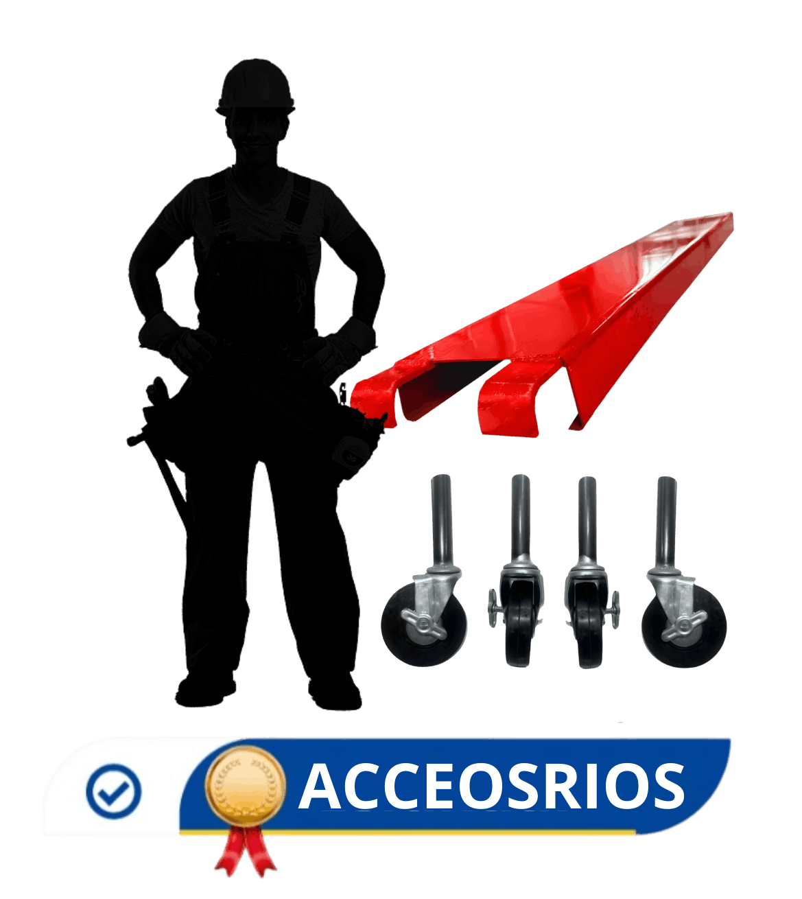 Accesorios para andamios — Vista general