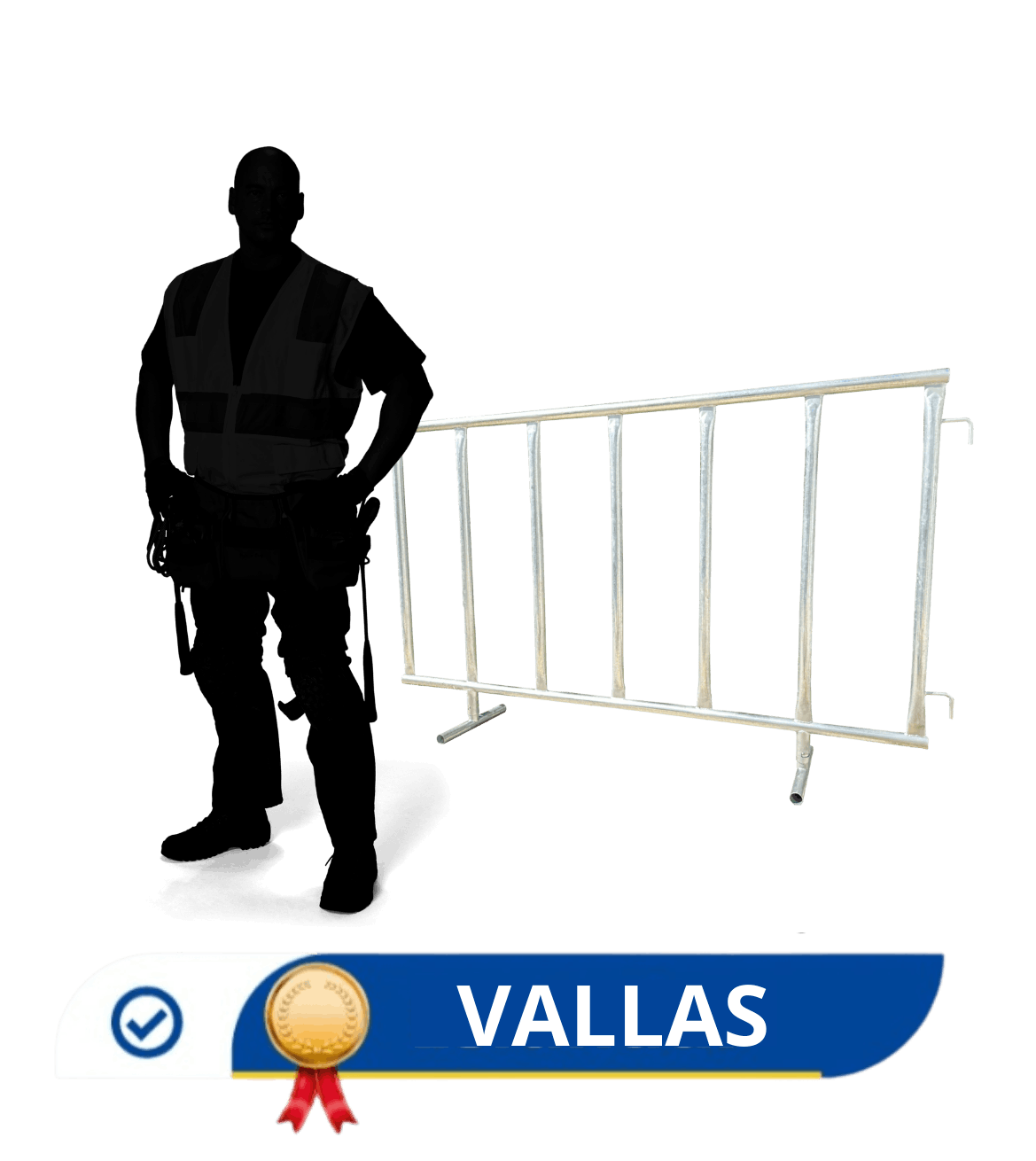 Valla Metálica Galvanizada — Vista general