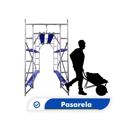 Andamios ligeros tipo pasarela