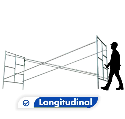 Andamios ligeros longitudinales