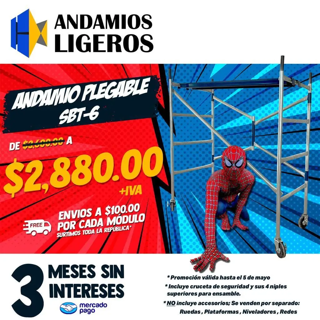 Promo Andamio Plegable SBT-6