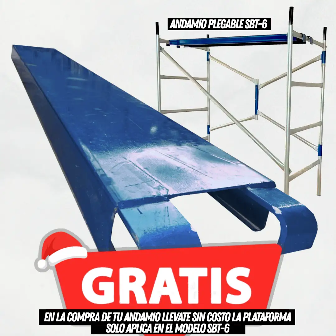 Promoci&oacute;n Plataforma Gratis en la Compra de tu Andamio